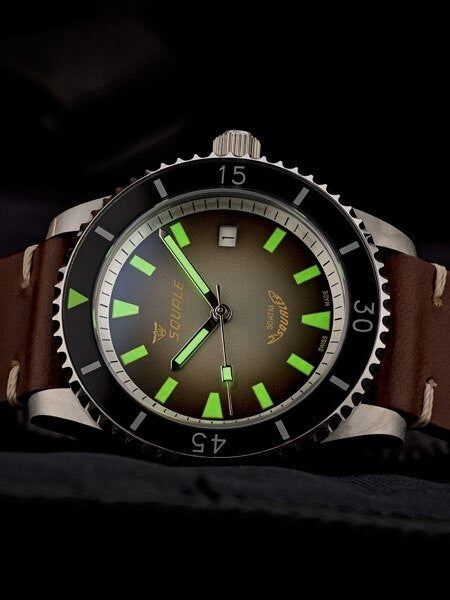Squale Montauk 300 Meter Swiss Made Automatic Dive Watch with Sapphire Crystal #MTK-03