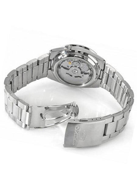 Seiko 5 Automatic Blue Dial Watch with Stainless Steel Bracelet #SNKD99K1
