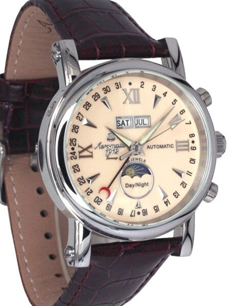 Aeromatic 1912 Automatic Calendar Watch with Day-Night Indicator #A1406