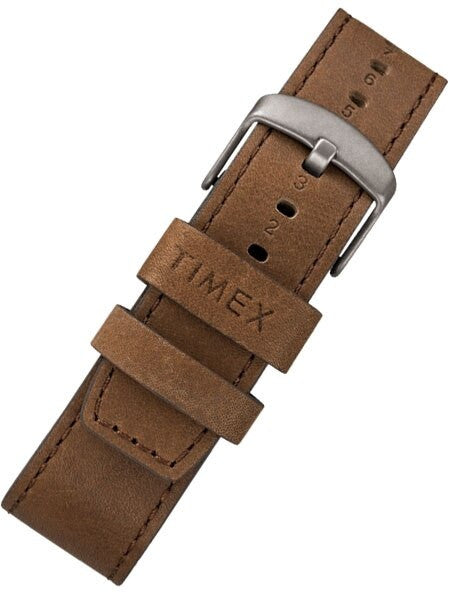 Timex 42mm Waterbury Quartz Chronograph with Cream Dial and INDIGLO Night-Light #TW2R38300VQ