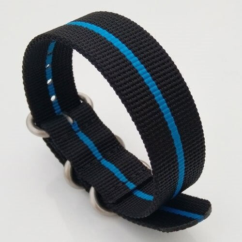 3-Ring Nylon Tactical Field Strap with Matte Finish Steel Buckle #TFS-21-SS