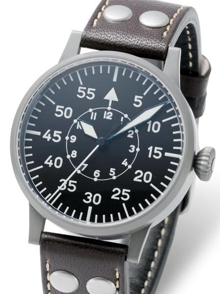 Scratch and Dent - Laco Paderborn Type B Dial Swiss Automatic Pilot Watch with Sapphire Crystal #861749 1