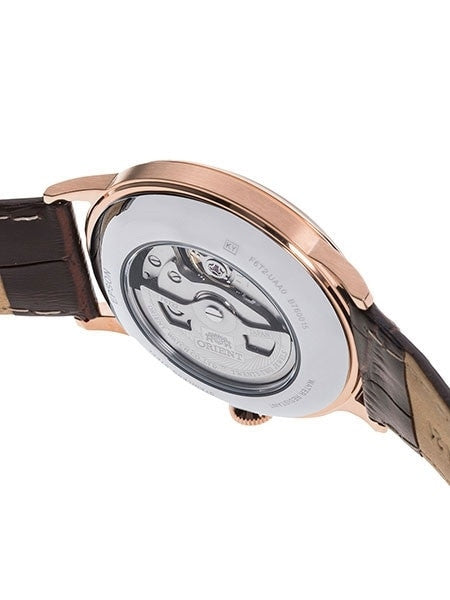 Orient Open-Heart Automatic Dress Watch with White Dial #RA-AG0001S10A