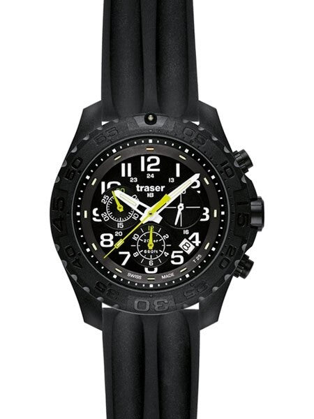Traser Outdoor Pioneer Chronograph with Tritium Illumination and Rotating Black Bezel #105199