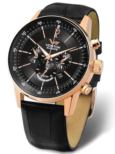 Vostok-Europe Gaz-Limo Quartz Chronograph with 24-Hour Sub-Dial #5619296