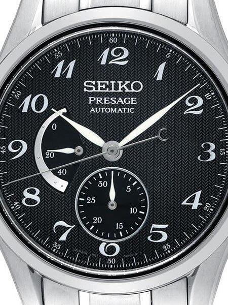 Seiko Presage 29-Jewel Automatic Dress Watch with Power Reserve, and Sapphire Crystal #SPB061J1