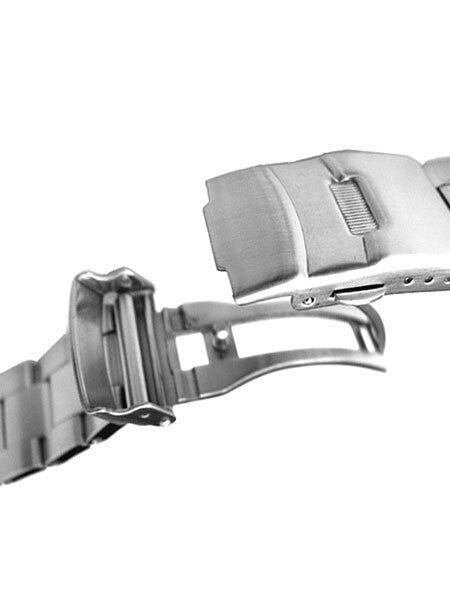 Strapcode 20mm Super-O "Boyer" watch band with Straight Ends #SS202003B023