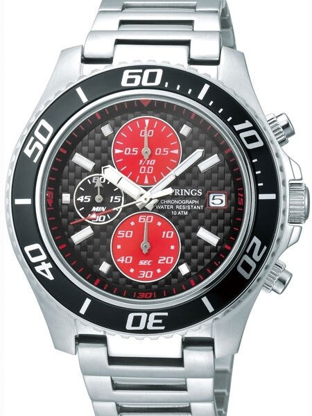 J. Springs Quartz Chronograph Watch with 60-minute Stopwatch Function and 44mm Case  #BFD071