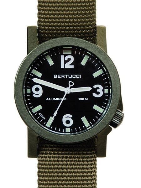 Bertucci Experior Anodized Aluminum Unibody Watch with Nylon Strap #16504