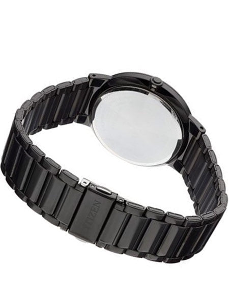Citizen Quartz Black Ion, Thin Dress Watch with Matching Bracelet #BI5017-50E