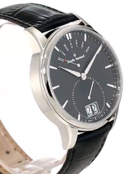 Claude Bernard Unique and Stylish Big Date and Pointer Day Watch #34004-3-NIN