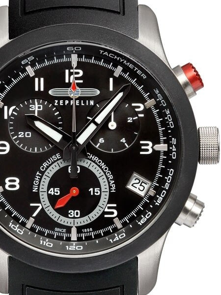 Graf Zeppelin Night Cruise Series Swiss ETA Quartz Chronograph #7292-2