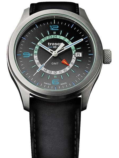 Traser P59 Aurora GMT, Dual-Time Watch with an Anti-Reflective Sapphire Crystal #107231