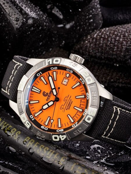 Ocean Crawler Dream Diver Swiss Automatic Watch with Domed AR Sapphire Crystal #CD-722