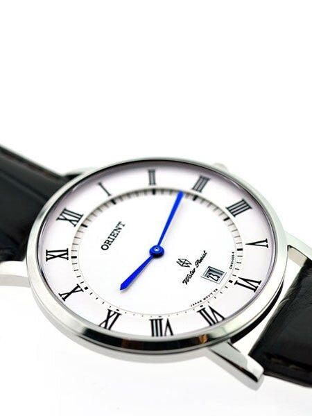 Orient Class Quartz Dress Watch with Sapphire Crystal and Elegant White Dial  #GW0100HW