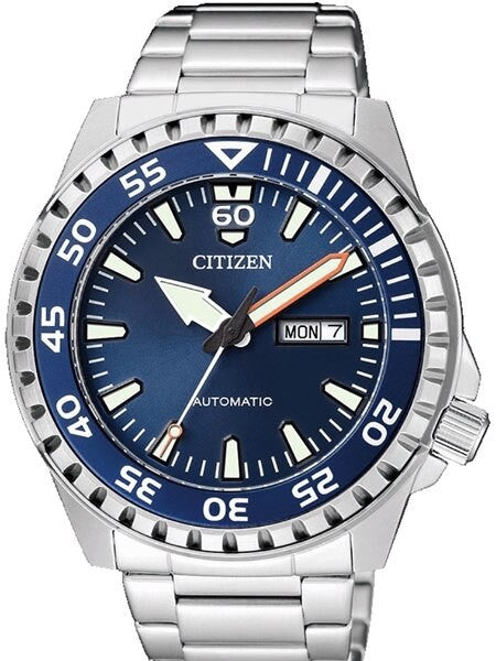 Citizen Automatic Sport Watch with Stainless Steel Bracelet #NH8389-88L
