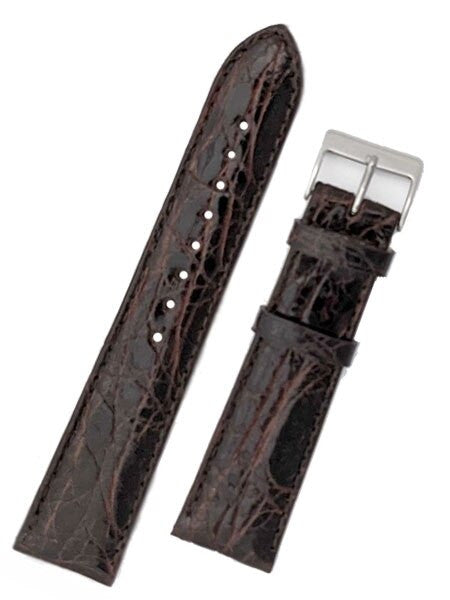 Toscana Brown Genuine Crocodile Watch Strap (fits Orient Bambino) ML-90102 (21mm lug)
