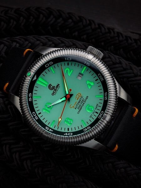Ocean Crawler Champion Diver Swiss Automatic Watch with AR Sapphire Crystal #CD-231