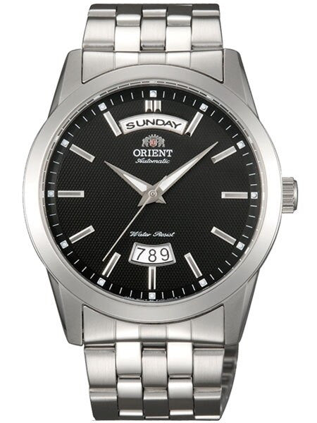 Orient Union 21-Jewel Automatic Day and Date Watch with Stainless Steel Bracelet #EV0S003B
