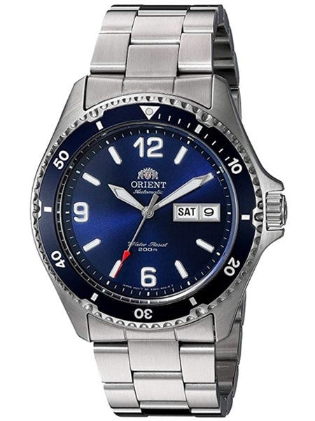 Orient Blue Dial Automatic Dive Watch with SS Bracelet #AA02002D
