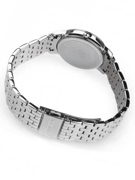Citizen Ladies Eco-Drive Watch with MOP Dial and Swarovski Crystals #EX1480-82D