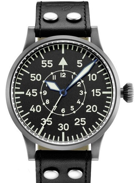Laco 45mm, Mini-Replica Type B Dial Swiss Mechanical Pilot Watch with Sapphire Crystal #861951