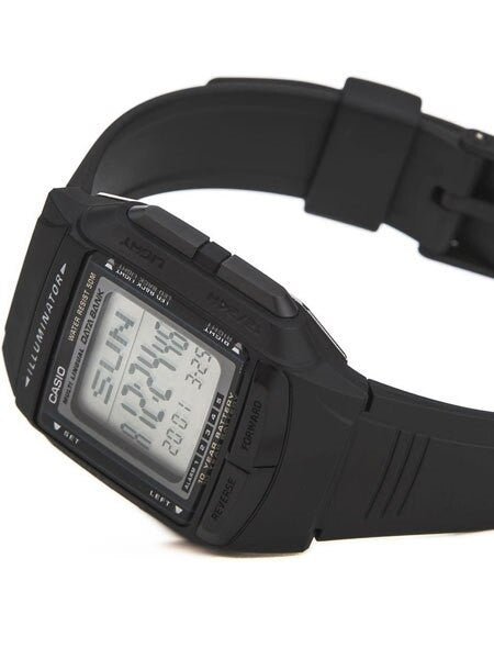 Casio Multi-Liningual Watch with Alarm, Dual Time, Databank and Chronograph #DB-36-1A