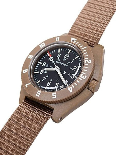 Marathon Swiss Made Quartz Military Navigator Watch with Tritium Illumination #WW194013DT-NGM