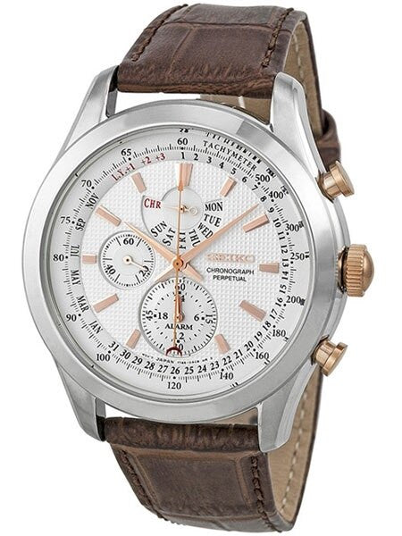 Seiko Neo Classic Chronograph with Perpetual Calendar, Alarm #SPC129P1