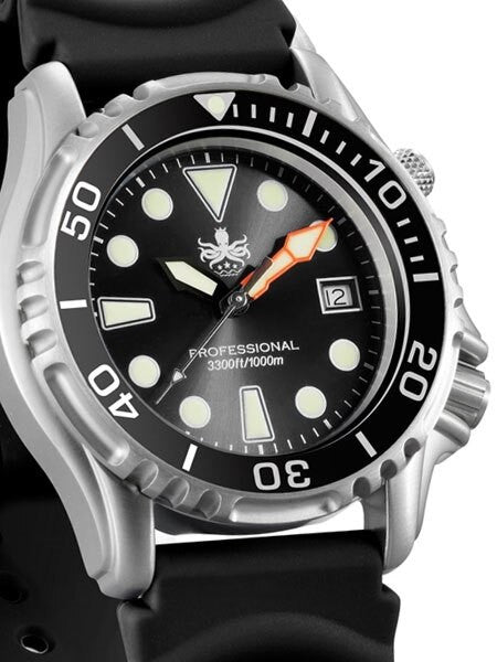 PHOIBOS 1000-Meter Ocean Master Quartz Dive Watch with Sapphire Crystal #PX005C