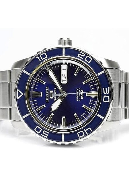 Seiko 41mm Sports 5, 23-Jewel Automatic Watch with Day and Date