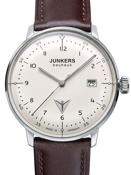 Junkers Bauhaus Swiss Quartz Watch with Domed Hesalite Crystal #6046-5