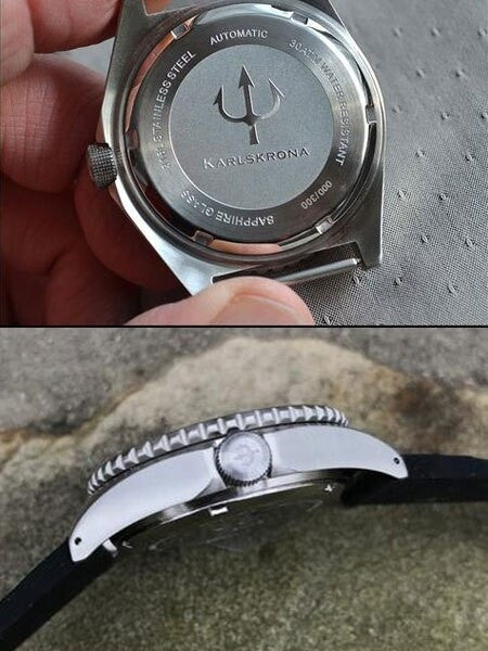 Karlskrona Midnattssol 300-Meter Automatic Dive Watch with 43mm Case #MID-OND