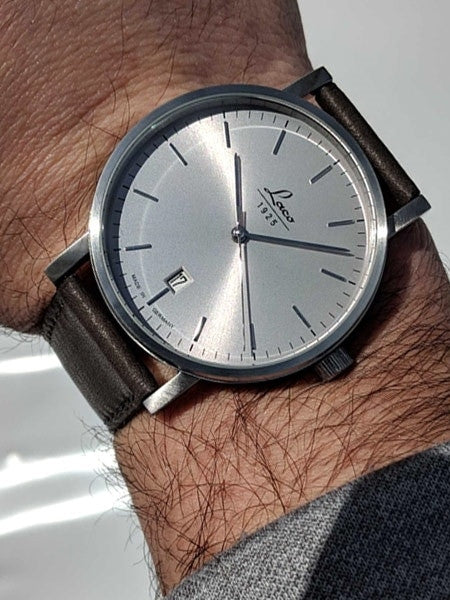 Laco Classic Silber 40 Automatic Dress Watch with a Silver Dial, 40mm Case #862080