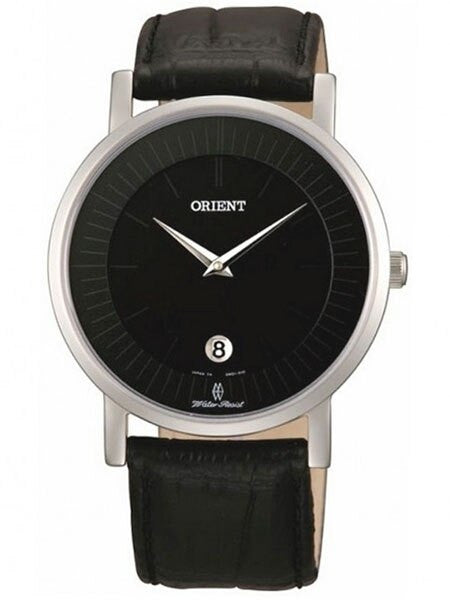 Orient Class Quartz Dress Watch with Sapphire Crystal and Black Dial  #GW01009B