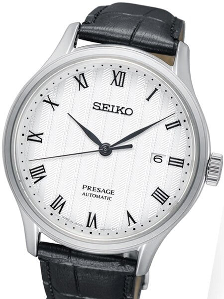 Seiko Presage Automatic Dress Watch with 41.7mm Case, and Curved Sapphire Crystal  #SRPC83