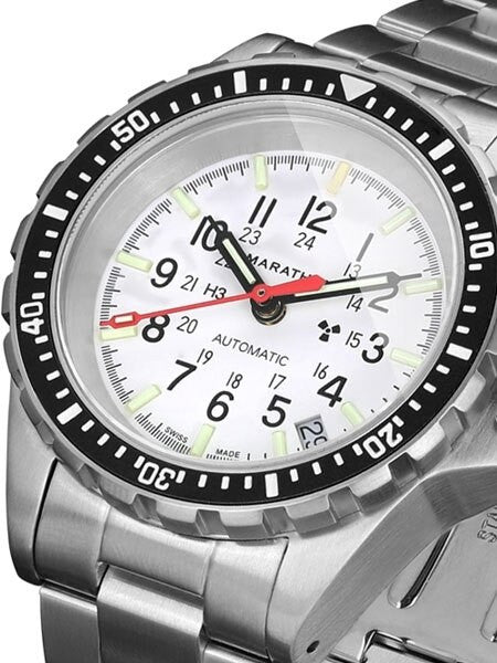 Marathon Swiss Made, (Medium) GSAR Automatic Military Divers Watch with Sapphire Crystal #WW194026BRACE-MA-WD