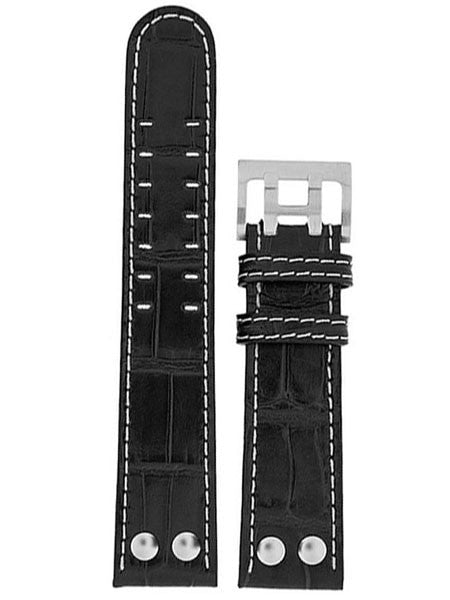 Di-Modell Venezuela Aviator Style Alligator Grain Leather Watch Strap #122010