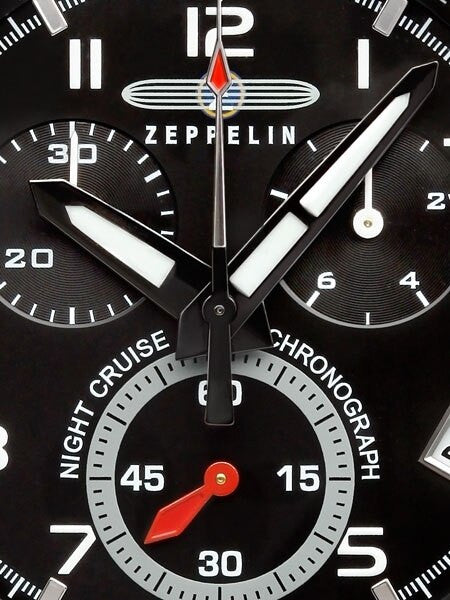 Graf Zeppelin Night Cruise Series Swiss ETA Quartz Chronograph #7292-2