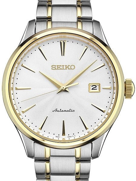 Seiko Two-Tone Automatic Dress Watch with 42mm Case, Bracelet #SRP704