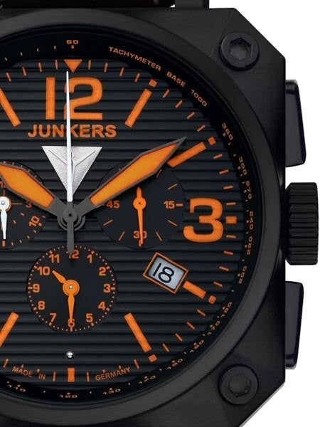 Junkers Horizon Airplane Chronograph Watch with Alarm #6792-5