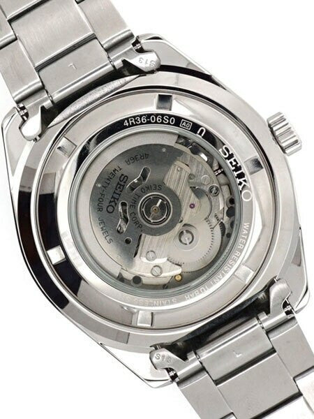 Scratch and Dent - Seiko 5 Sports Automatic 24-Jewel Watch with Orange Dial and SS Bracelet #SRPC55K1
