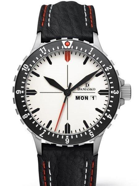 Damasko Swiss ETA Automatic with a Dual-Time 12 Hour Bezel and Fully Luminous Dial #DA45
