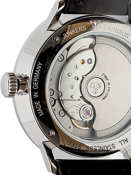 Junkers Bauhaus Automatic Watch with Power Reserve and 24hr Subdial #6060-5