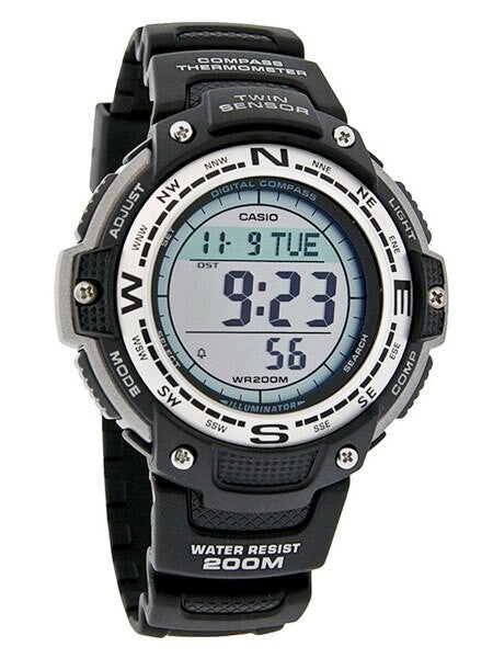 Casio Digital Compass Twin Sensor Sports Watch with Temperature #SGW-100-1V