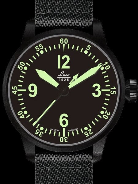 Laco Bell X1 Type A Dial Automatic Pilot Watch with PVD Case and Sapphire Crystal #861907