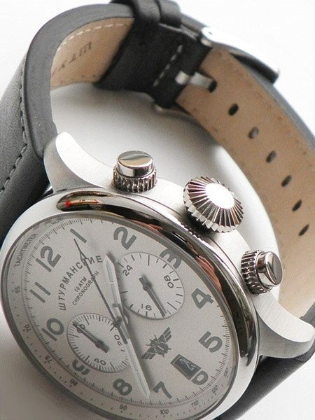 Sturmanskie Space Pioneers Quartz Chronograph Watch with 24-hour Sub-Dial #3355852