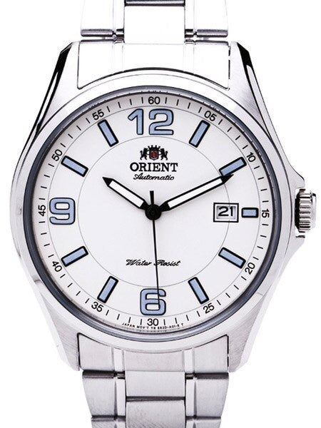 Orient 42mm Sentinel Automatic Watch with White Dial and Stainless Steel Bracelet #ER2D008W