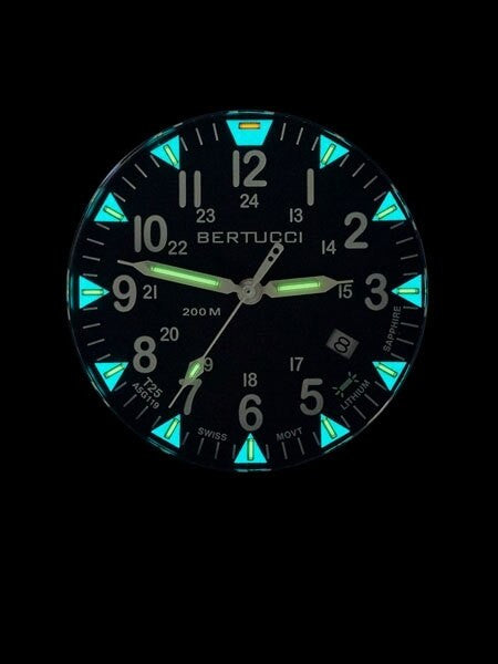 Bertucci A-5S Ballista Field Watch with Swiss Micro Tube Illumination #13552