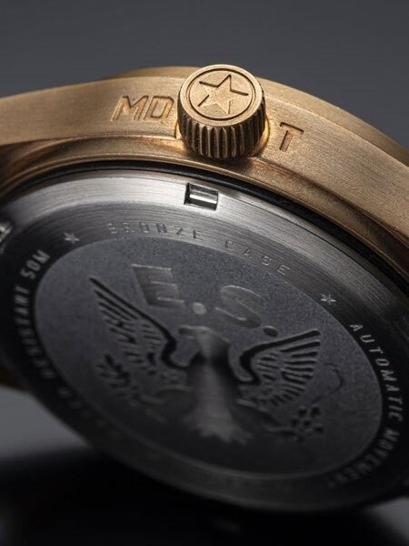 AVI-8 Flyboy Eagle Squadron Bronze Pilot Watch with an Automatic Movement, AR Sapphire Crystal  #AV-4071-02